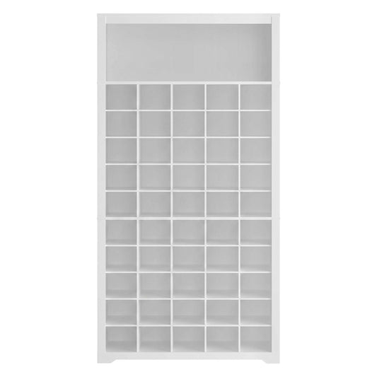 Shoe Storage Cabinet with 0 Flip Drawers, Asjustable and Removable Dividers, Holds 50 Pairs of Shoes, White
