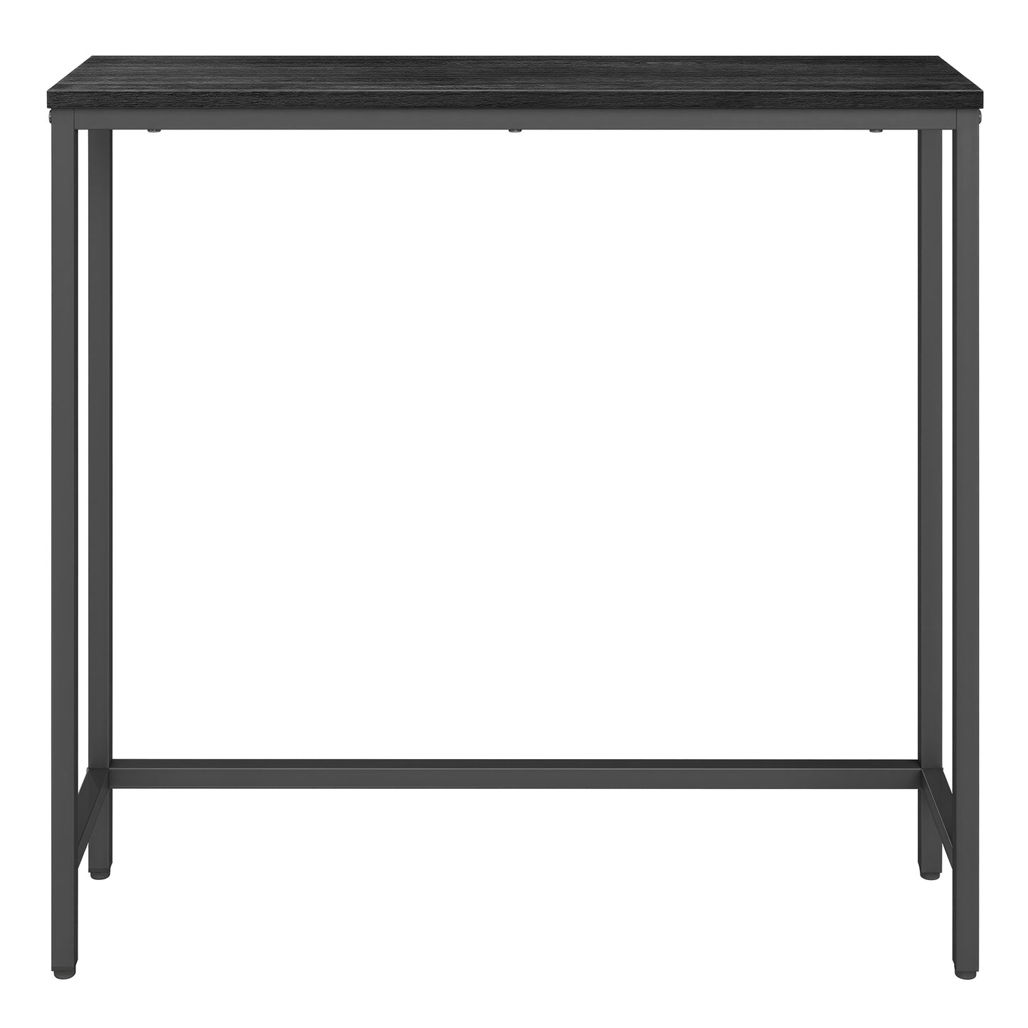 Narrow Sofa Tables with Outlets, Console Tables, Easy Assembly, for Living Room or Entryway, Black