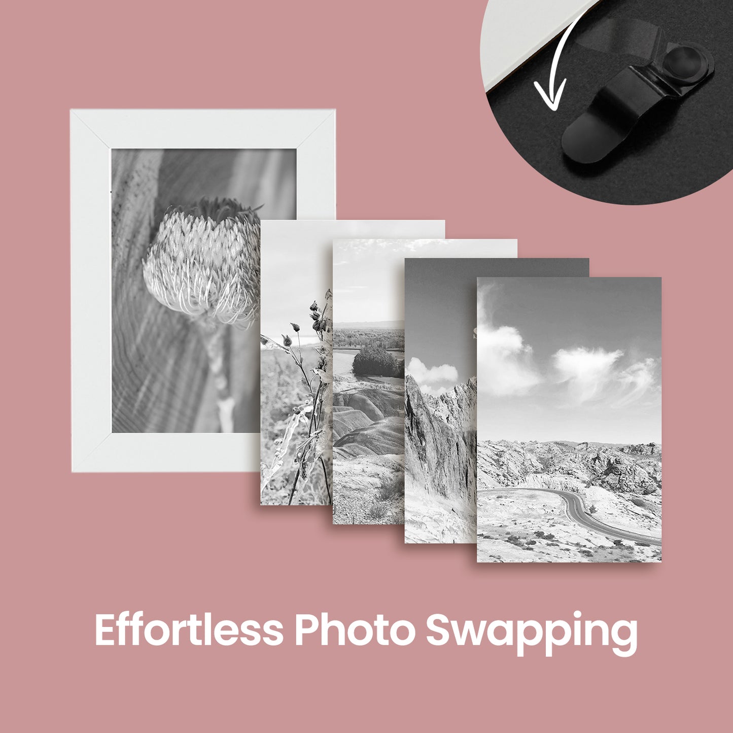12-Pack 4x6 Wall Photo Collage Frames - Multi-Picture Display with Glass Front, Easy Assembly Gallery Wall Decor, Cloud White
